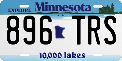 MN license plate 896TRS