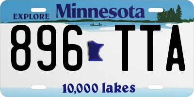 MN license plate 896TTA