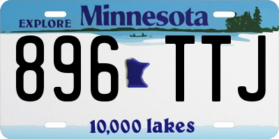 MN license plate 896TTJ