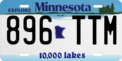 MN license plate 896TTM
