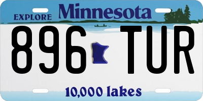 MN license plate 896TUR