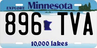 MN license plate 896TVA