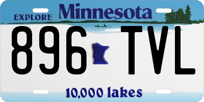 MN license plate 896TVL