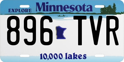 MN license plate 896TVR