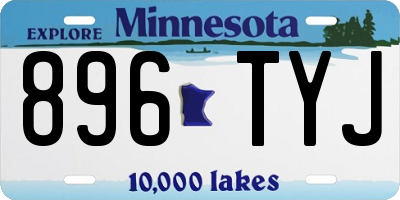 MN license plate 896TYJ