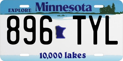 MN license plate 896TYL