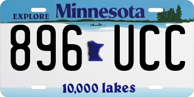 MN license plate 896UCC