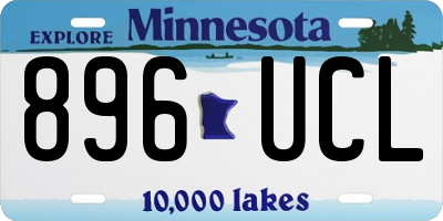MN license plate 896UCL
