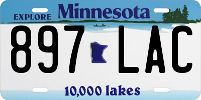 MN license plate 897LAC