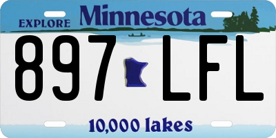 MN license plate 897LFL