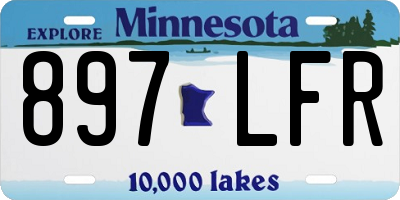 MN license plate 897LFR