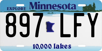 MN license plate 897LFY