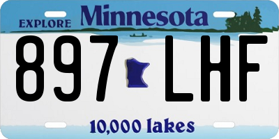 MN license plate 897LHF