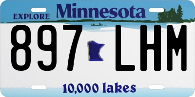 MN license plate 897LHM