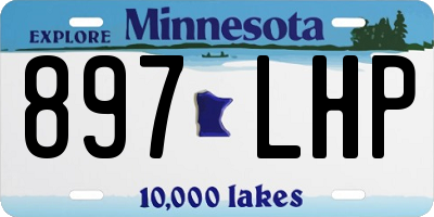 MN license plate 897LHP