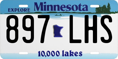 MN license plate 897LHS