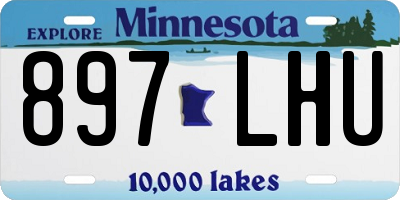 MN license plate 897LHU