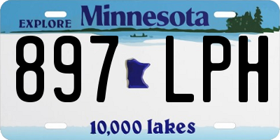 MN license plate 897LPH