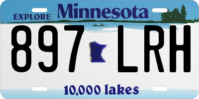 MN license plate 897LRH