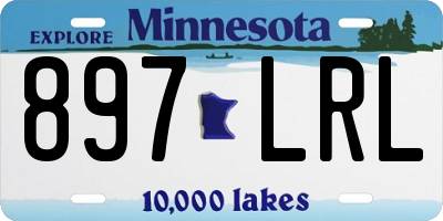 MN license plate 897LRL