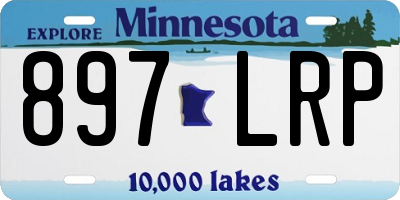 MN license plate 897LRP
