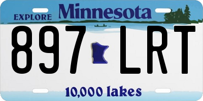 MN license plate 897LRT