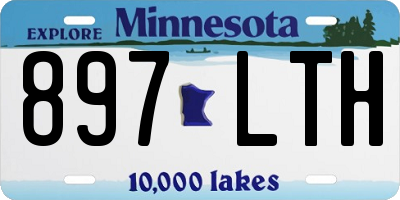 MN license plate 897LTH