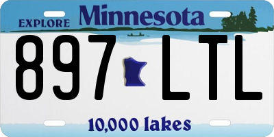 MN license plate 897LTL