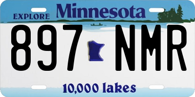 MN license plate 897NMR