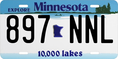 MN license plate 897NNL