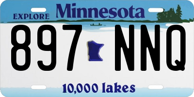 MN license plate 897NNQ