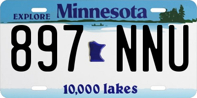 MN license plate 897NNU