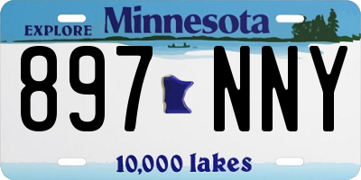 MN license plate 897NNY