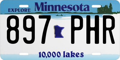 MN license plate 897PHR