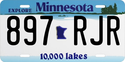 MN license plate 897RJR