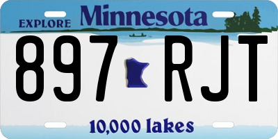 MN license plate 897RJT