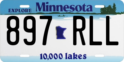 MN license plate 897RLL