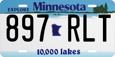 MN license plate 897RLT