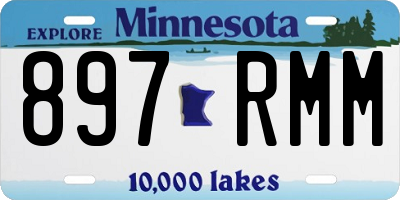 MN license plate 897RMM
