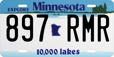 MN license plate 897RMR