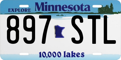 MN license plate 897STL