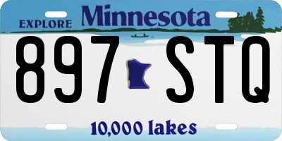 MN license plate 897STQ