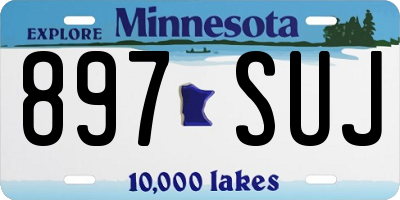 MN license plate 897SUJ