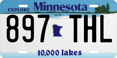 MN license plate 897THL