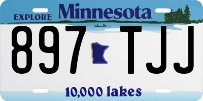 MN license plate 897TJJ