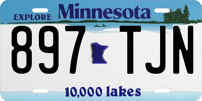 MN license plate 897TJN