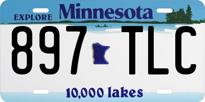 MN license plate 897TLC
