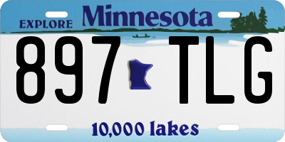 MN license plate 897TLG