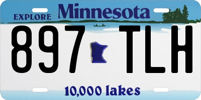 MN license plate 897TLH