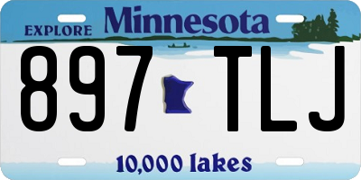 MN license plate 897TLJ